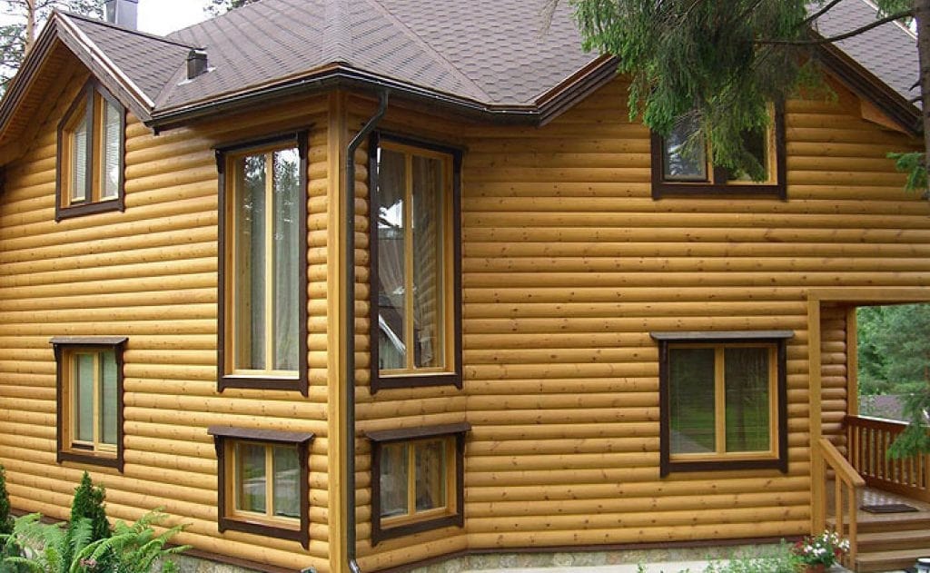 Отделка фасадов блокхаусом в Когалыме